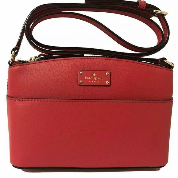 kate spade Handbags - 🇺🇸 Kate Spade Red Dome Crossbody Leather NEW Grove Street Purse Millie